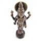 Statuette Dewi Laksmi en laiton 22cm. Savoir-faire traditionnel asiatique.