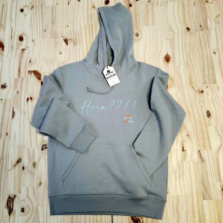 sweat à capuche gris "Hein" sweat à capuche gris "Hein"