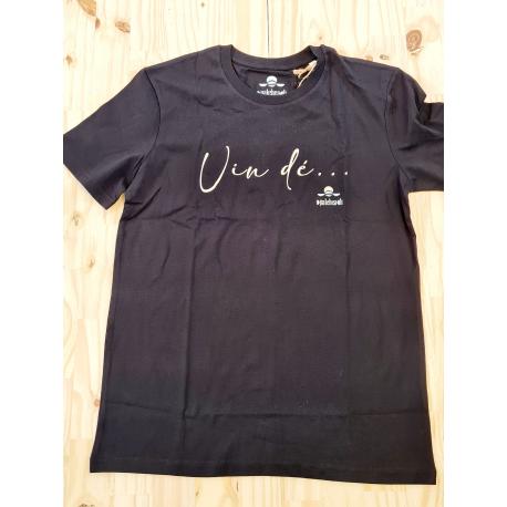 tshirt "Vin dé" noir