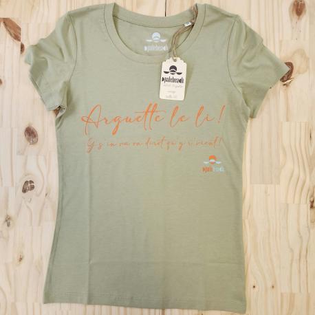 Tshirt femme naturel saque Tshirt femme naturel saque