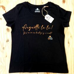 Tshirt femme noir "Arguette"