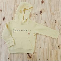 Sweat Enfant jaune Saque