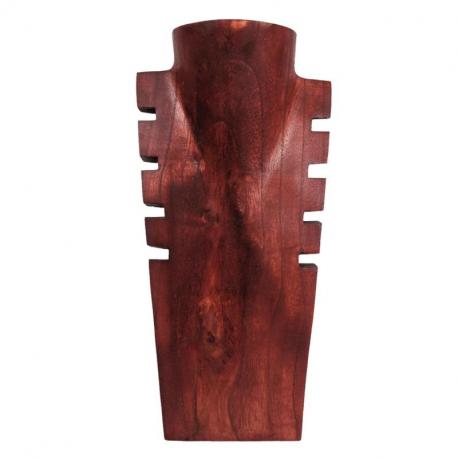 Déclassé - Buste cranté en bois rouge 30m