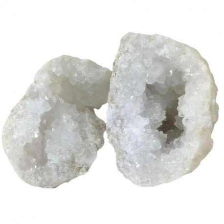 Géode Entière de Cristal de Roche Naturel - 1 à 1,4kg