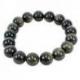 Bracelet en Obsidienne dorée AAA - boules 12mm