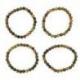 Bracelet en Unakite AAA - boules 6mm