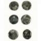 Labradorite Grise de Madagascar - Galet plat 20/25g