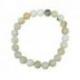 Bracelet Pierre de Lune blanche AB - boules 8mm