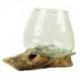 Vase en Verre Soufflé sur Racine de Gamal - Taille XS
