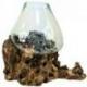 Vase en Verre Soufflé sur Racine de Gamal - Taille XL