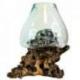 Vase en Verre Soufflé sur Racine de Gamal - Taille XL