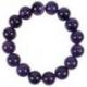 Bracelet Améthyste - boules 12mm