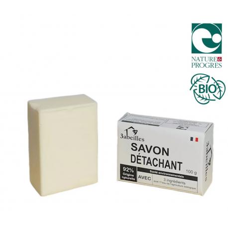 Savonnette détachante bio pour le linge 100g Savonnette détachante bio pour le linge 100g