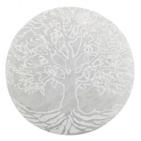 Porte-encens Arbre de Vie en Sélénite - Disque ø10cm