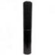 Totem Tiki 100cm en bois noir pour décoration extérieure