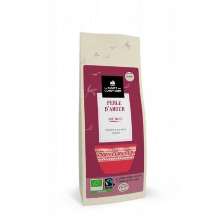 Thé Noir Bio "Perle d'Amour" Sachet vrac 100g