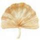 Vide-poche ou Coupelle Feuille Tropicale Ginkgo Biloba Dorée 29cm