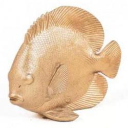 Statuette Déco Poisson Chirurgien Doré 19cm