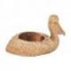 Bougeoir Pélican doré 8 cm