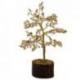 Arbre du Bonheur 20 cm avec pierre Citrine naturelle