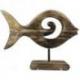 Poisson décoratif en Bois 40x30cm