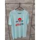 Tshirt turquoise Opale beach