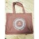 Sac cabas "plages" vieux rose/ terracotta
