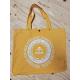 sac cabas "plages" jaune