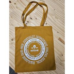 tote bag moutarde "plages"