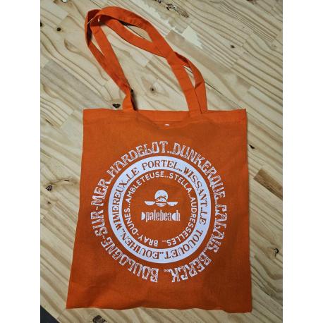tote bag orange "plages" tote bag orange "plages"