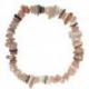 Bracelet Baroque en Pierre de Lune Multicolore