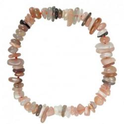 Bracelet Baroque en Pierre de Lune Multicolore Bracelet Baroque en Pierre de Lune Multicolore