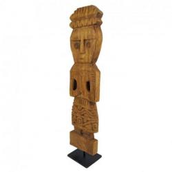 Statue traditionnelle Villageoise du Timor 45cm