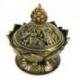 Porte-cône d'encens Fleur de Lotus en Métal 8cm