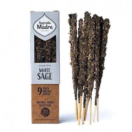 Encens Premium Sauge Blanche 9 bâtons | Sagrada Madre