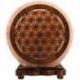 Lampe de Sel de l'Himalaya motif Fleur de Vie 5Kg
