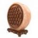 Lampe de Sel de l'Himalaya motif Fleur de Vie 5Kg