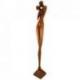 Grande Sculpture sur bois "Amour éternel" 105cm | Cadeau d'Amour Unique