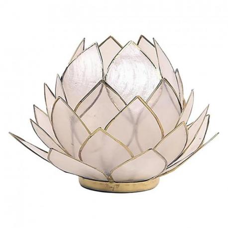 Bougeoir Photophore Fleur de Lotus en éclosion