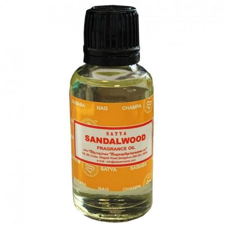 Huile parfumée Bois de Santal 30ml | Satya Sai baba Huile parfumée Bois de Santal 30ml | Satya Sai baba