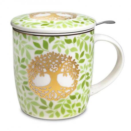 Mug infuseur à thé 400ml décor Arbre de Vie