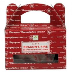 Boîte de 24 cônes d'encens Backflow Feu du Dragon | Satya Sai Baba