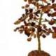 Arbre du Bonheur 20 cm avec pierre Cornaline naturelle