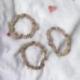 Bracelet Baroque en Pierre de Lune Rose Chips
