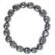 Bracelet Hématite AAA - pierres roulées 10mm