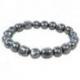 Bracelet Hématite AAA - pierres roulées 10mm