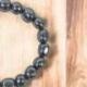 Bracelet Hématite AAA - pierres roulées 10mm