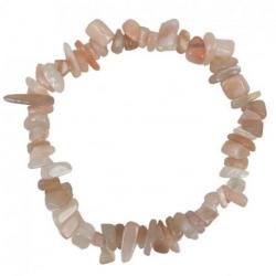 Bracelet Baroque en Pierre de Lune Rose Bracelet Baroque en Pierre de Lune Rose