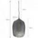 Suspension "Surya" en maille de fer artisanale 40x30cm