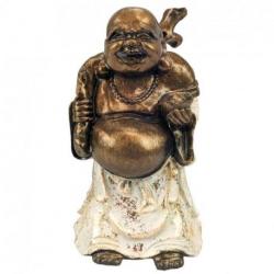 Bouddha Rieur en Résine 20cm - Statue de Bonheur et Prospérité